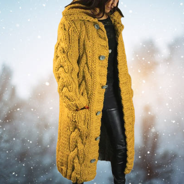 WW | Elegante Damen Geflochtene Strickjacke