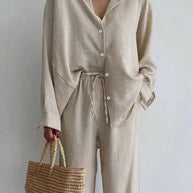 WW | Damen Leinen-Set