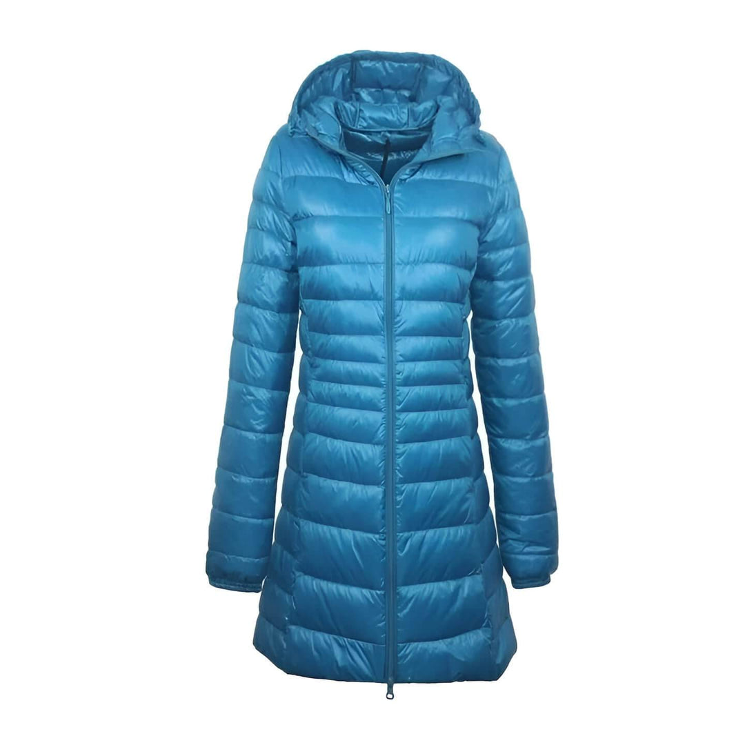 Damenlangjacke mit Kapuze