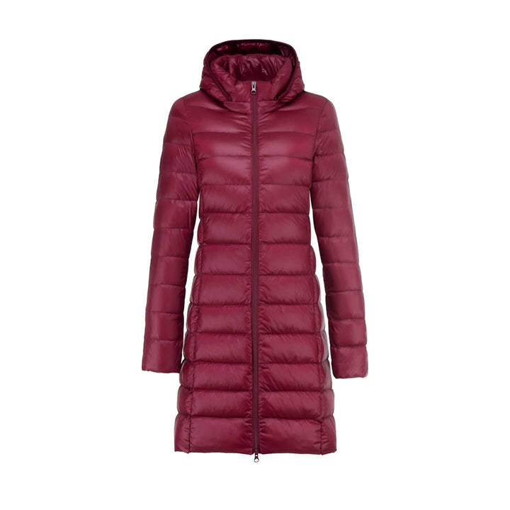 Damenlangjacke mit Kapuze