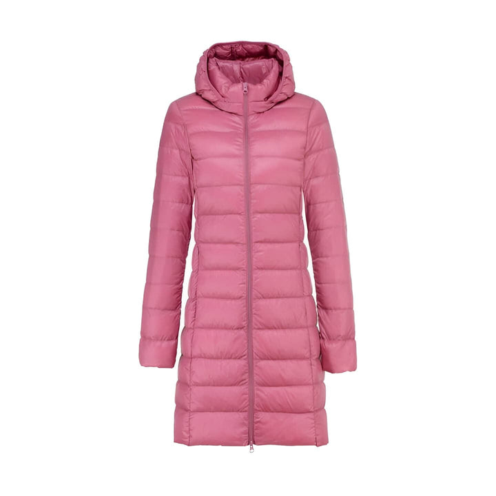 Damenlangjacke mit Kapuze