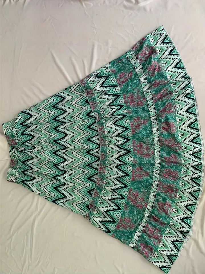 Damen Boho-Maxirock mit Rüschen