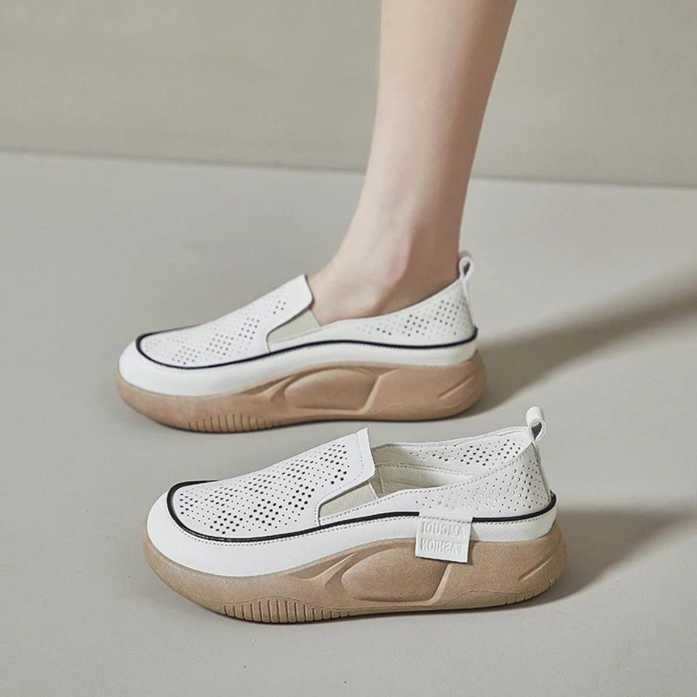 W&W Mode | Luftiger Orthopädischer Slip on Schuh
