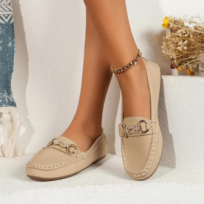 Damen-Loafer als flache Slipper mit Slip-on-Design