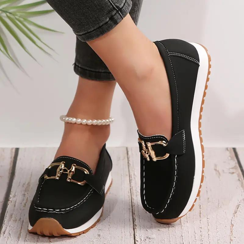 WW | Metall Schnalle Slipper Wander Schuhe Damenschuhe
