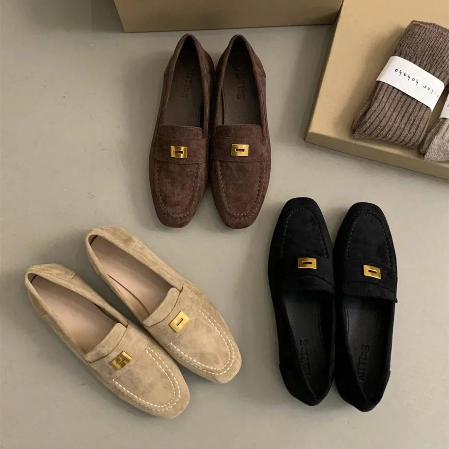 WW | Britische Schuhe Aus Leichtem Wildleder