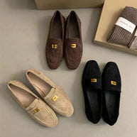 WW | Britische Schuhe Aus Leichtem Wildleder