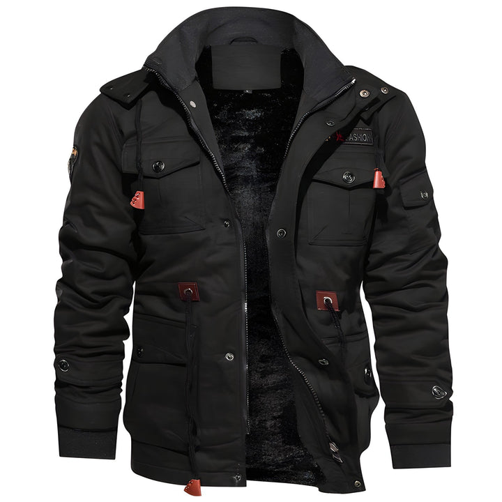 W&W Mode | Wasserdichte Militärjacke Mit Verstellbarem Bund