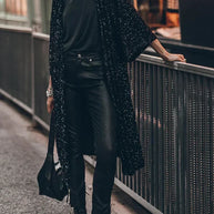 WW | Modischer Pailletten-Cardigan