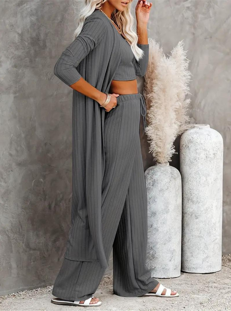 W&W Mode | 3-teiliges Loungewear-Set für Damen