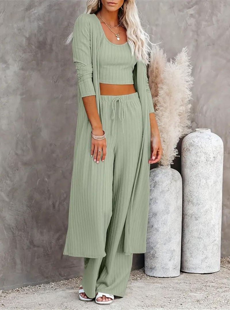 W&W Mode | 3-teiliges Loungewear-Set für Damen