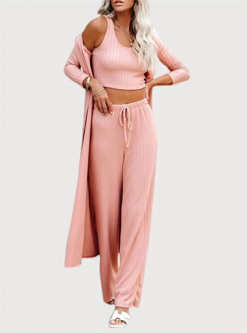 W&W Mode | 3-teiliges Loungewear-Set für Damen