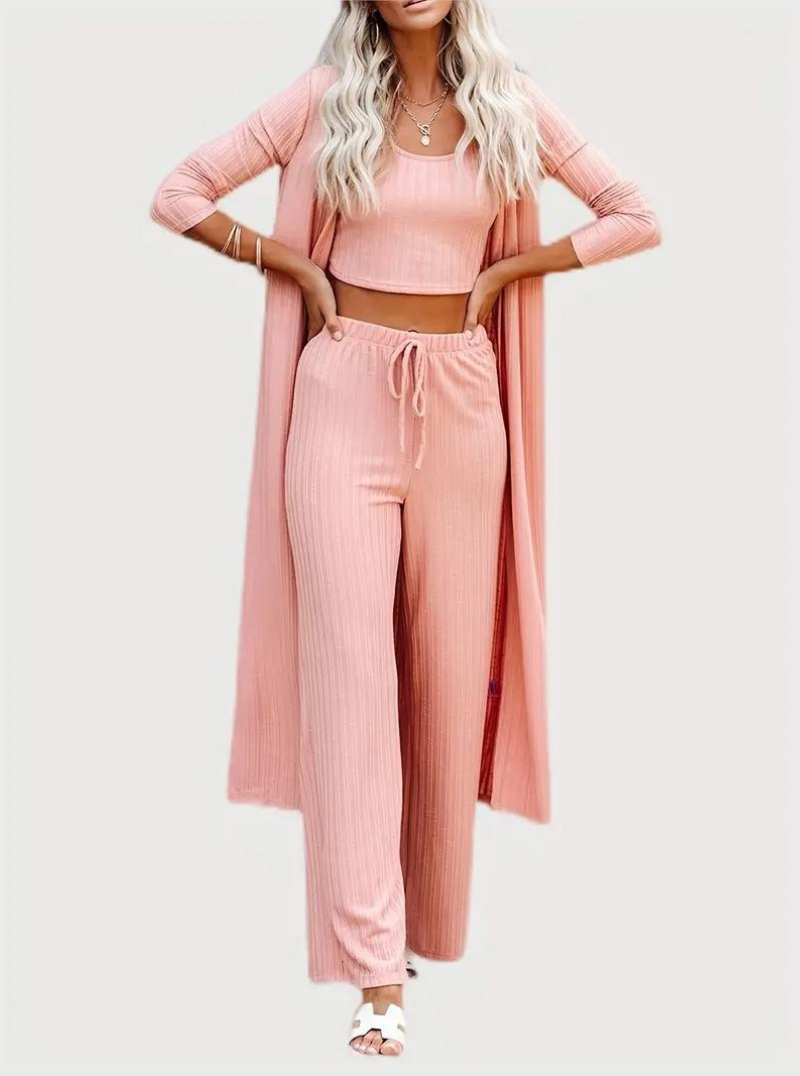 W&W Mode | 3-teiliges Loungewear-Set für Damen