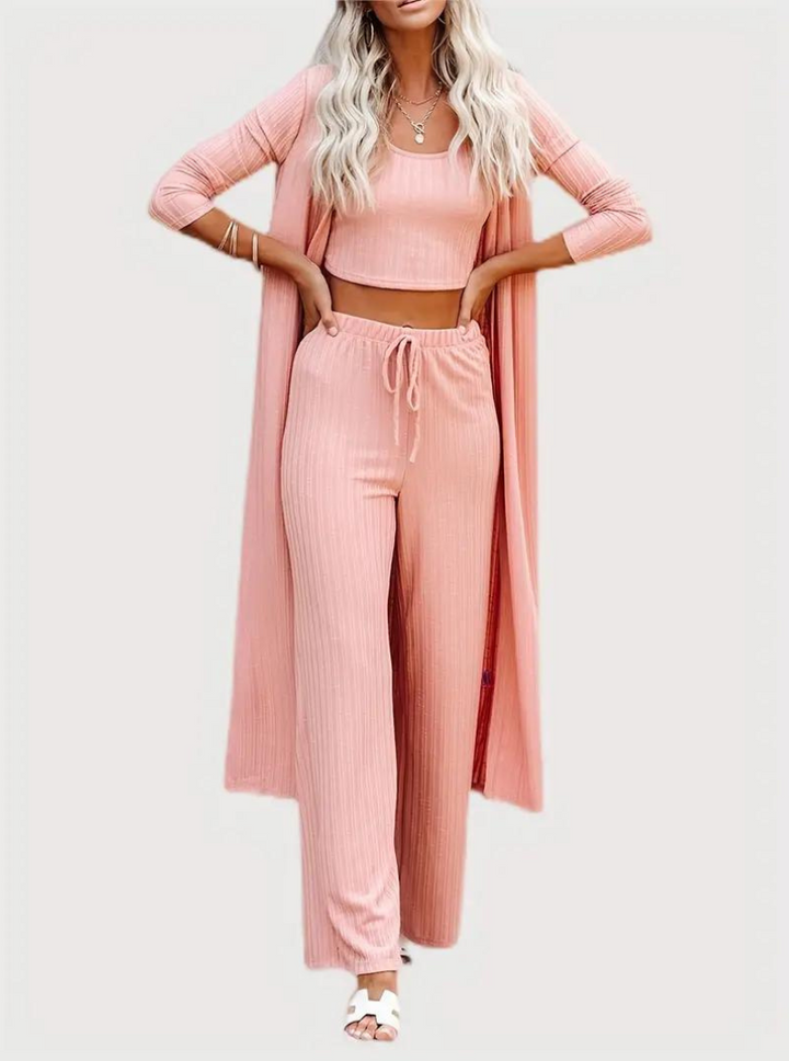 W&W Mode | 3-teiliges Loungewear-Set für Damen