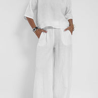 WW | Baumwolle Leinen Anzug