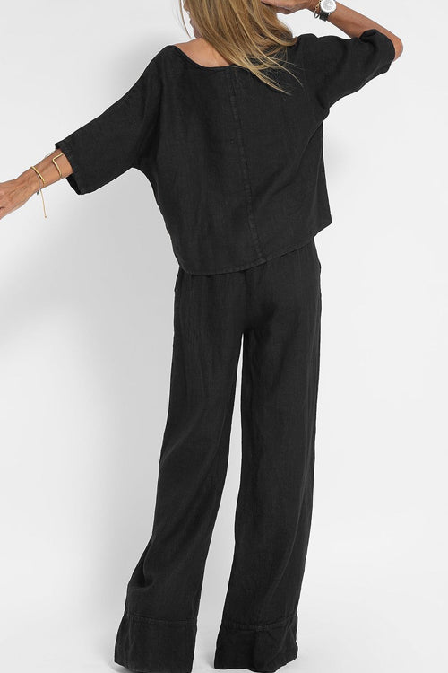 WW | Baumwolle Leinen Anzug