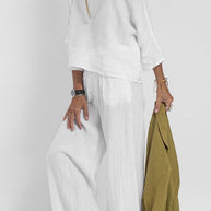 WW | Baumwolle Leinen Anzug