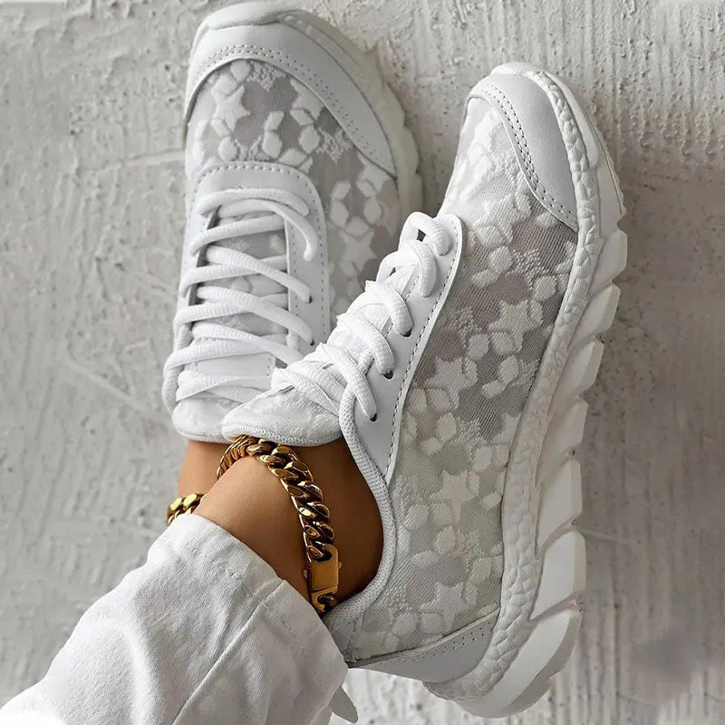 W&W Mode | Orthopädische, Atmungsaktive Damen-Turnschuhe