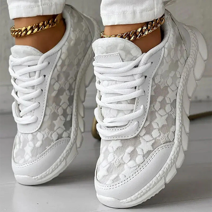 W&W Mode | Orthopädische, Atmungsaktive Damen-Turnschuhe
