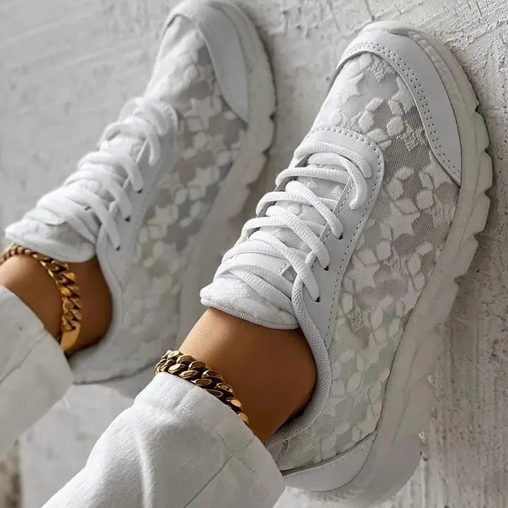 W&W Mode | Orthopädische, Atmungsaktive Damen-Turnschuhe