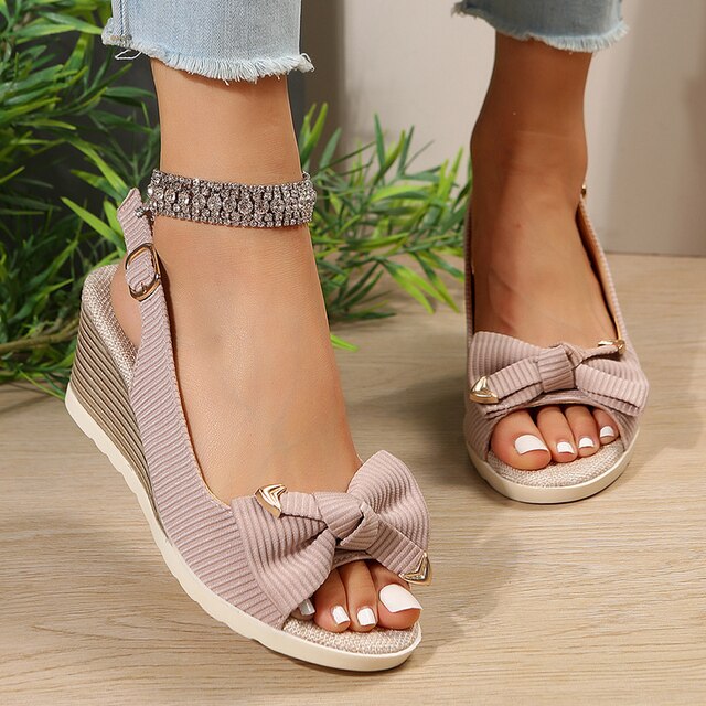 W&W Mode | Orthopädische Sandalen Mit Keilabsatz Stil