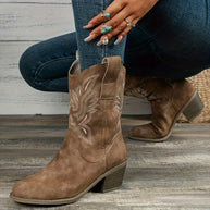 WW | Cowboy Damen Stiefeletten mit Absatz