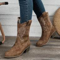 WW | Cowboy Damen Stiefeletten mit Absatz