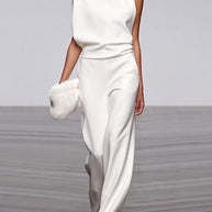 WW | One Shoulder Jumpsuit Mit Weiten Beinen