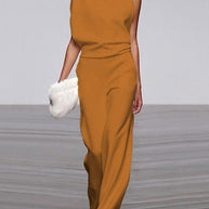 WW | One Shoulder Jumpsuit Mit Weiten Beinen