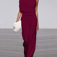 WW | One Shoulder Jumpsuit Mit Weiten Beinen