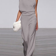 WW | One Shoulder Jumpsuit Mit Weiten Beinen
