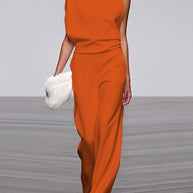 WW | One Shoulder Jumpsuit Mit Weiten Beinen
