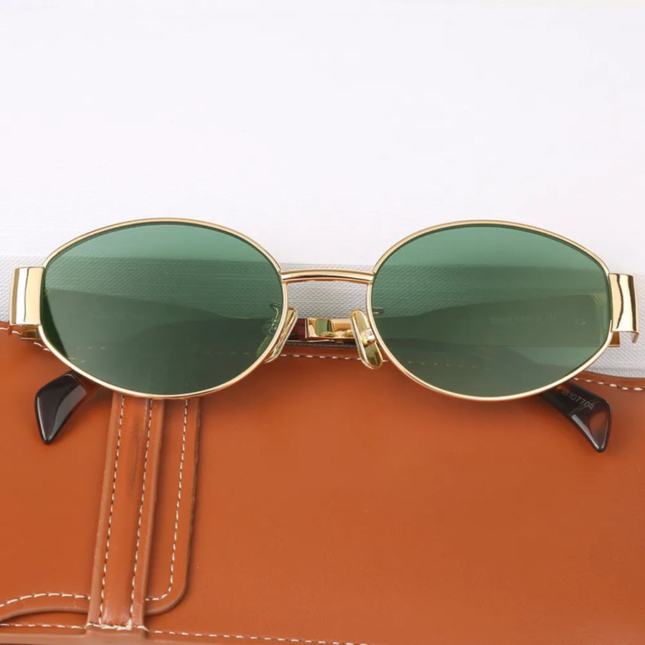 WW | Ovale Sonnenbrille Für Damen Einfach & Elegant