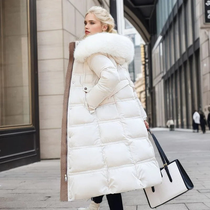 W&W Mode | Luxuriöser Kunstpelz-Wintermantel für Damen