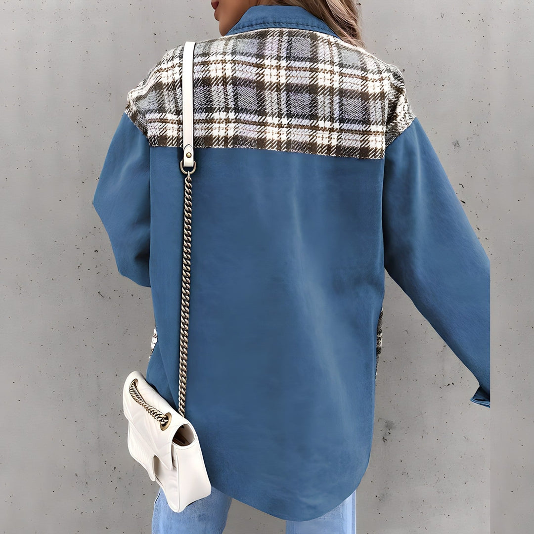 Karierte Jacke für Damen