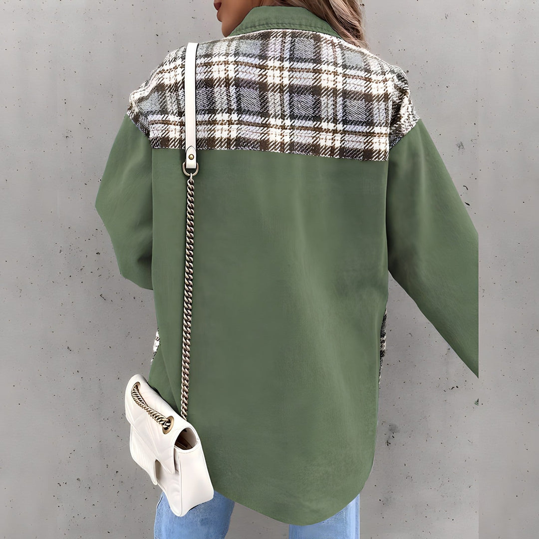 Karierte Jacke für Damen