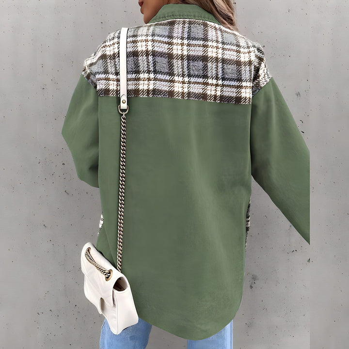 Karierte Jacke für Damen