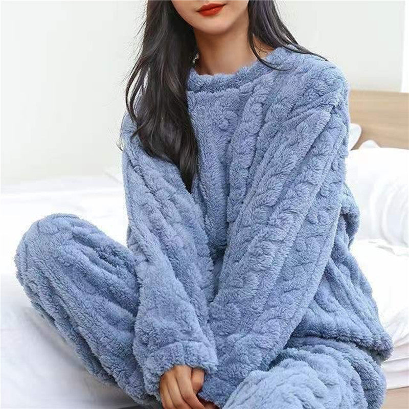 W&W Mode - Fleece-Pyjama für Damen