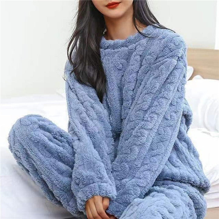 W&W Mode - Fleece-Pyjama für Damen