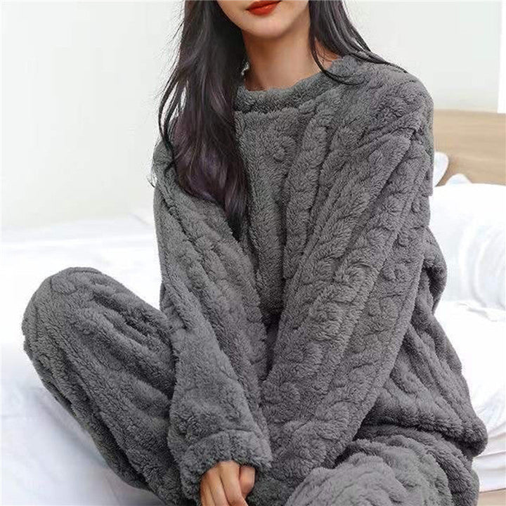 W&W Mode - Fleece-Pyjama für Damen