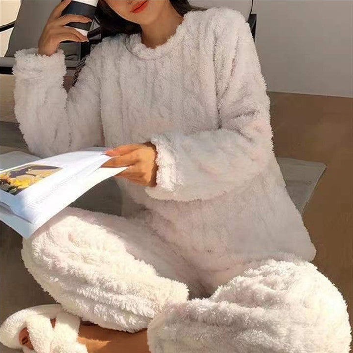 W&W Mode - Fleece-Pyjama für Damen