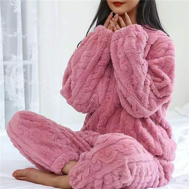 W&W Mode - Fleece-Pyjama für Damen