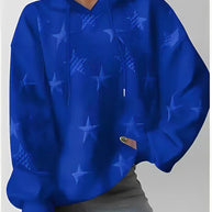 WW | Damen Kapuzenpullover Mit Sternenprägung