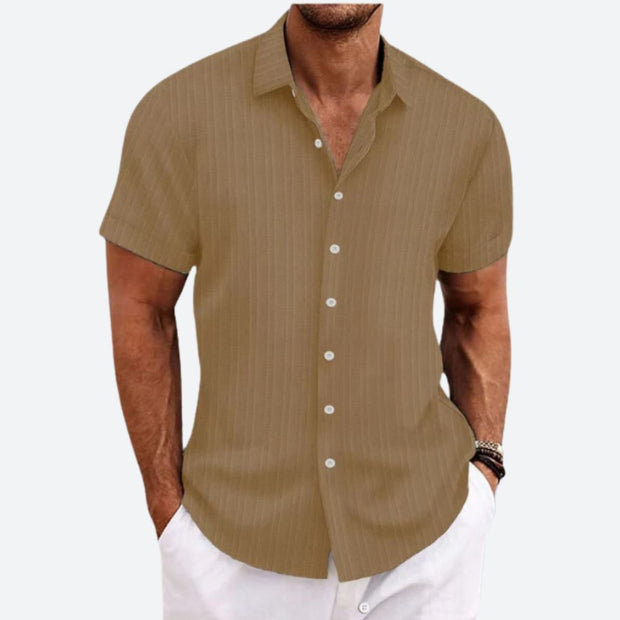 WW | Herrenhemd Gestreift Leinen