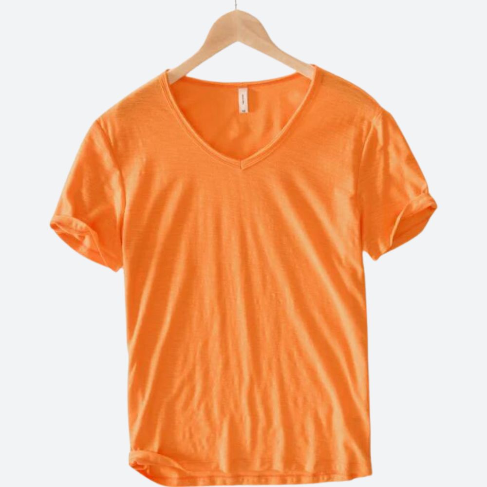 W&W Mode | Sommer Baumwolle Leinen T-Shirt