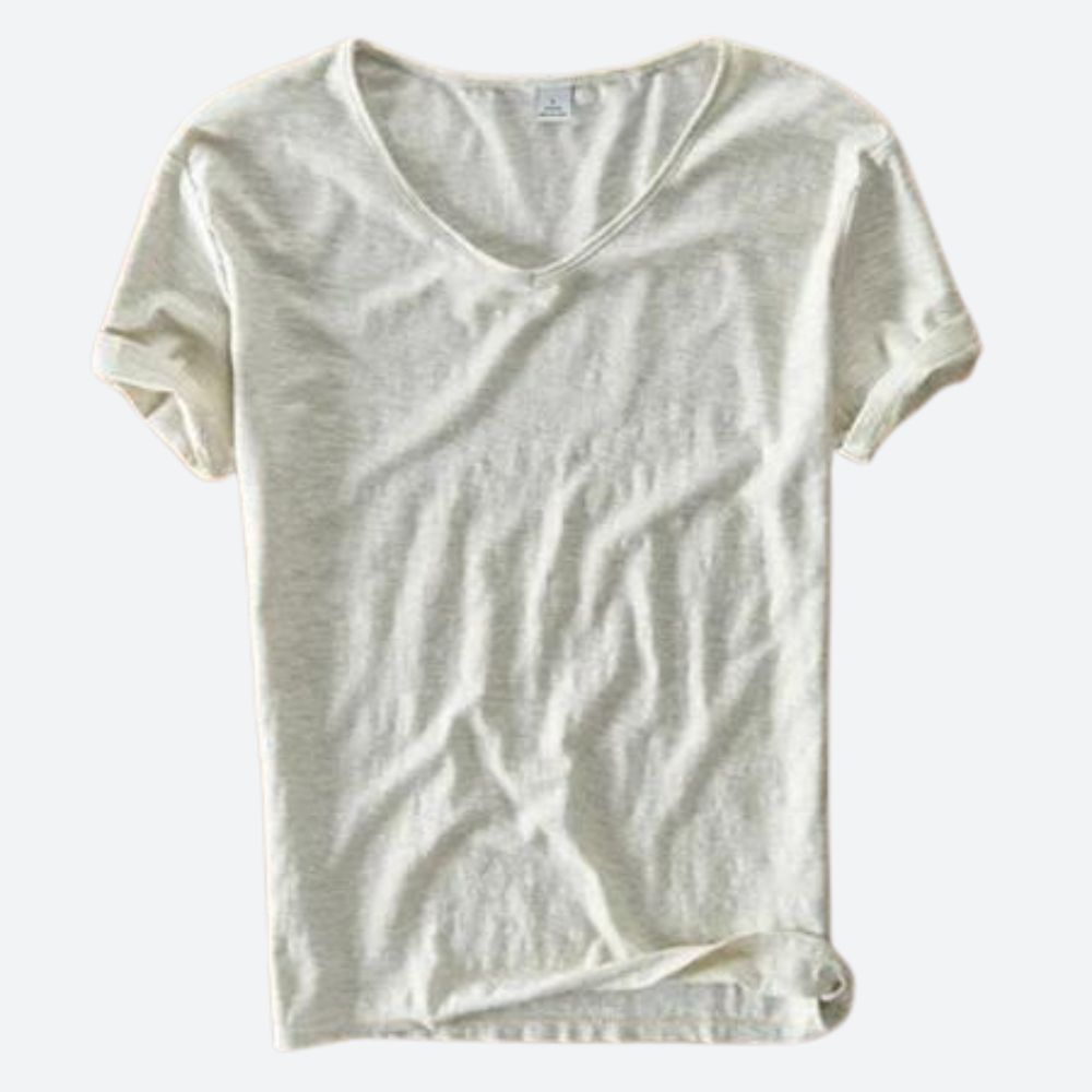 W&W Mode | Sommer Baumwolle Leinen T-Shirt