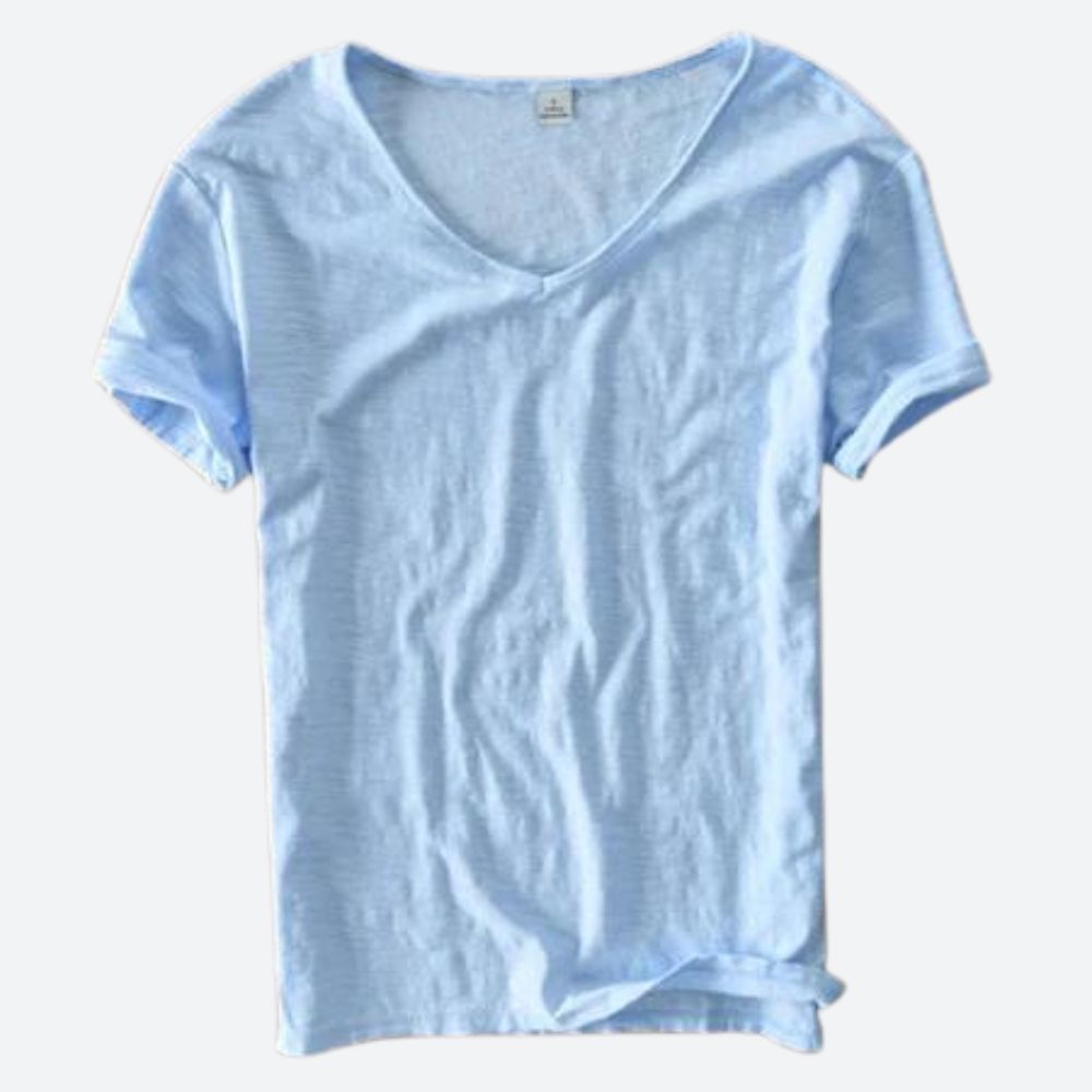 W&W Mode | Sommer Baumwolle Leinen T-Shirt