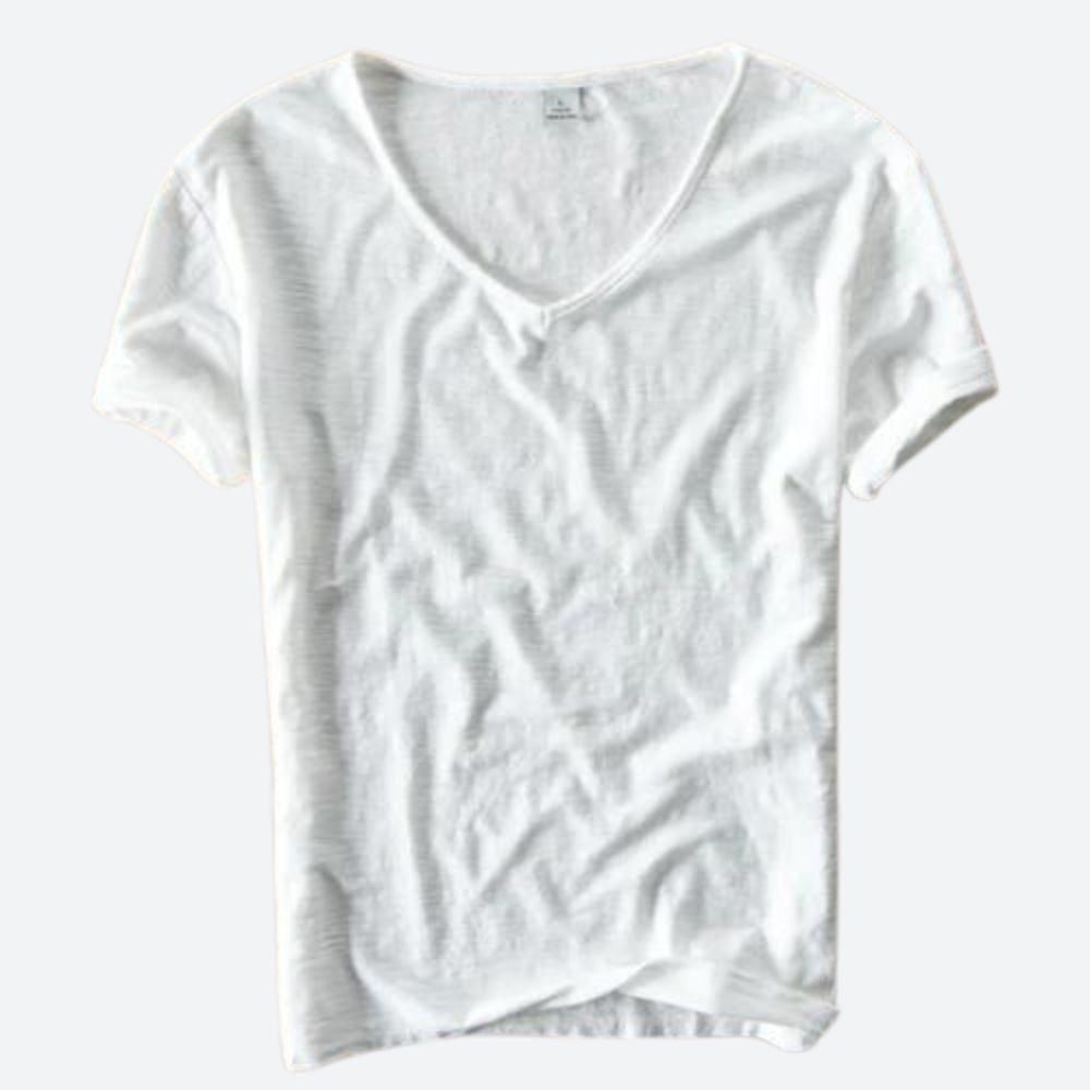W&W Mode | Sommer Baumwolle Leinen T-Shirt