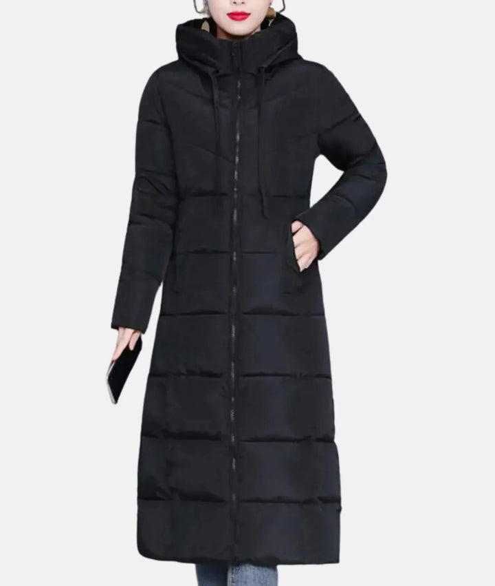 W&W Mode - Langer Wintermantel für Damen