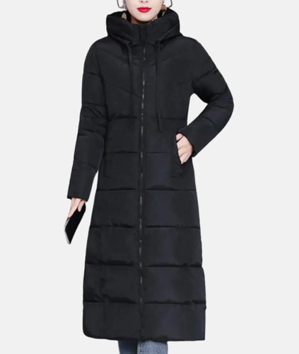 W&W Mode - Langer Wintermantel für Damen